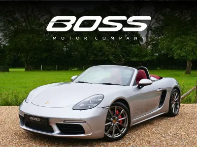 Used Porsche 718 Boxster 350 HP (257 kW) 2017 Silver Cabriolet