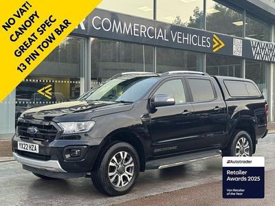 Agate black (premium paint) Used 2022 Ford Ranger Wildtrack Pickup | £21,990 (A bit pricey)