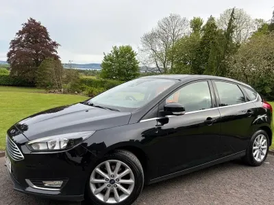 Used Ford Focus Titanium 125 HP (91 kW) 2017 Black Hatchback