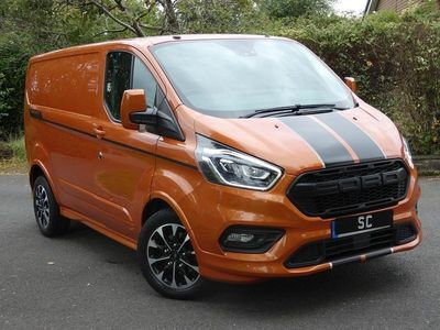 Orange Used 2019 Ford Transit Custom Sport Van | £22,995 (Expensive)