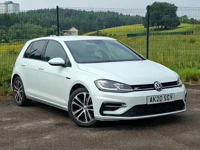 Used VW Golf VII R-line Edition 150 HP (110 kW) 2020 White Hatchback