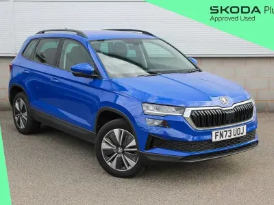 Used Skoda Karoq SE Drive 113 HP (83 kW) 2023 Energy blue SUV