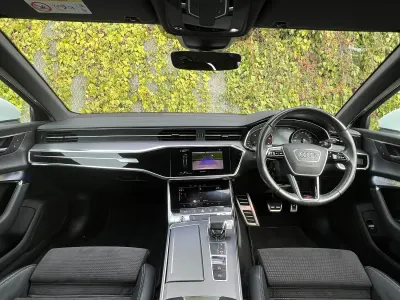 Used Audi A6 S-Line 204 HP (150 kW) 2019 White Estate