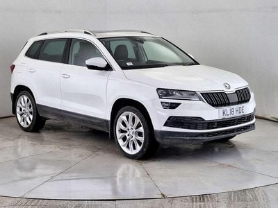 Used Skoda Karoq 150 HP (110 kW) 2018 White SUV