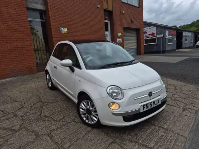 Usado Fiat 500 Lounge 69 CV (50 kW) 2015 Blanco Utilitario