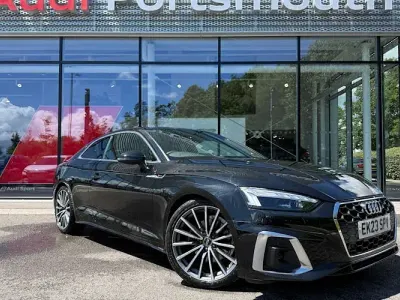 Used Audi A5 S-Line 150 HP (110 kW) 2023 Black Coupe