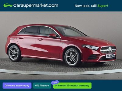 Used Mercedes A250 AMG line 2021 Red Hatchback