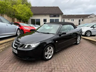 Usado Saab 9-3 Cabriolet Linear 148 HP (108 kW) 2010 Preto Cabrios