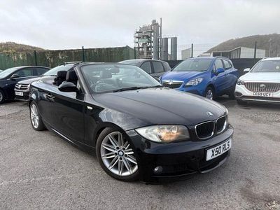 Used BMW 120 Cabriolet M Sport 2009 Black Cabriolet