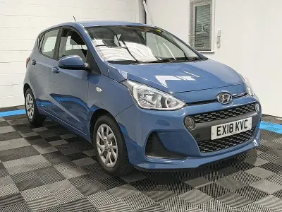 Usado Hyundai i10 SE 83 HP (61 kW) 2018 Azul Citadino