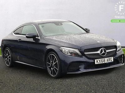 Blue Used 2019 Mercedes C300 Active Coupe | £19,199 (Good price)