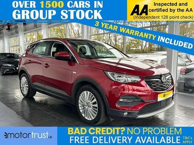 Used Vauxhall Grandland X S 130 HP (95 kW) 2019 Red SUV