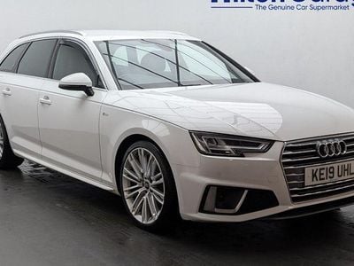 White Used 2019 Audi A4 S-Line Estate | £17,050 (Good price)