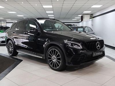 Black Used 2017 Mercedes GLC350 AMG line SUV | £18,449 (Fair price)