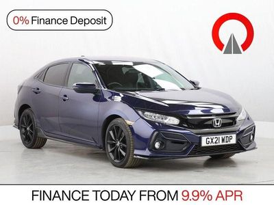Used Honda Civic Sport 182 HP (133 kW) 2021 Blue Hatchback