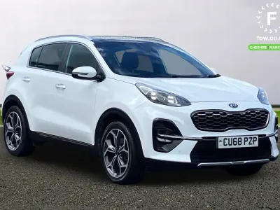 Used Kia Sportage GT-Line S 177 HP (130 kW) 2018 White SUV