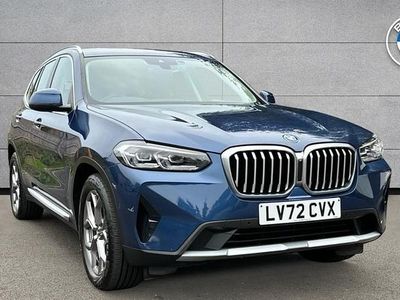 Blue Used 2022 BMW X3 xLine SUV | £29,375 (Good price)