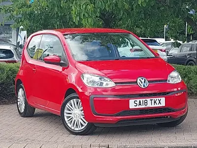 Used VW up! move up! 60 HP (44 kW) 2018 Red Hatchback
