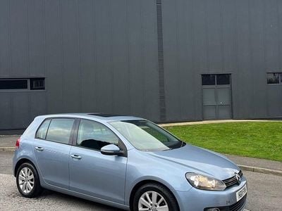 Used VW Golf VI Match 105 HP (77 kW) 2011 Blue Hatchback