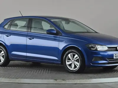 Usado VW Polo SE 95 HP (69 kW) 2019 Azul Citadino