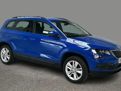 Used Skoda Karoq SE Technology 116 HP (85 kW) 2020 Blue SUV