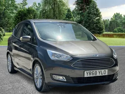 Used Ford C-MAX Titanium 125 HP (91 kW) 2018 Grey MPV