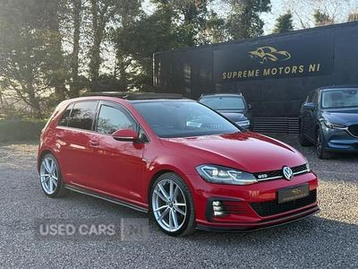 Used VW Golf VII GTD 184 HP (135 kW) 2017 Red Hatchback