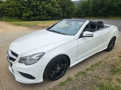 Used Mercedes E200 AMG 2014 White Cabriolet