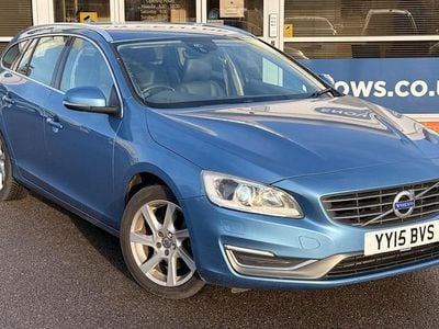 Blue Used 2015 Volvo V60 SE Lux Estate | £7,995 (Good price)