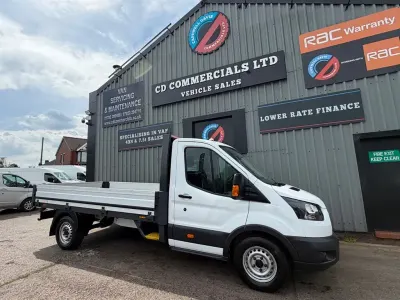 Used Ford Transit 130 HP (95 kW) 2018 White Cabriolet