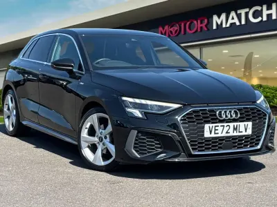 Used Audi A3 Sportback S-Line 110 HP (80 kW) 2023 Black Hatchback