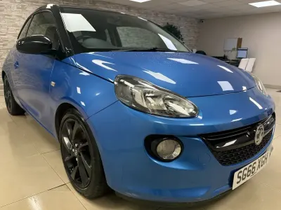 Used Vauxhall Adam S 70 HP (51 kW) 2016 Blue Hatchback