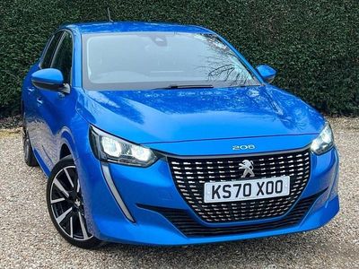 Used Peugeot 208 Allure Premium 100 HP (73 kW) 2020 Blue Hatchback