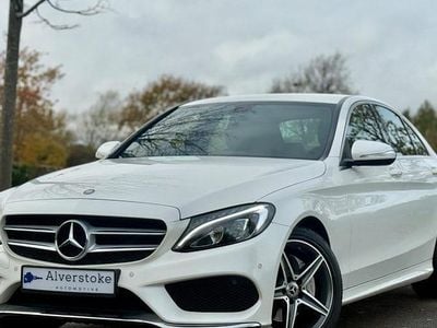 Used Mercedes C220 AMG line 170 HP (125 kW) 2014 White Sedan
