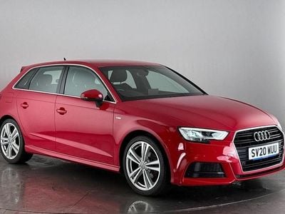 Red Used 2020 Audi A3 S-Line Hatchback | £18,450 (Fair price)