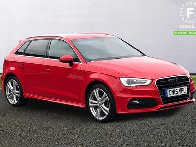 Used Audi A3 S-Line 2015 Red Hatchback