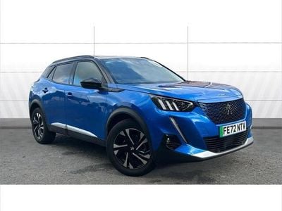 Used Peugeot e-2008 GTi 100 kW (136 HP) 2022 Blue SUV