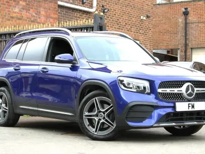 Used Mercedes GLB200 AMG Line Premium 150 HP (110 kW) 2022 Blue SUV
