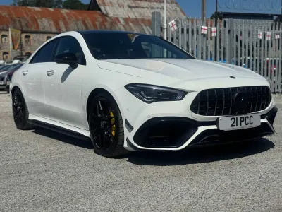 Used Mercedes CLA45 AMG AMG 421 HP (309 kW) 2023 White Coupe
