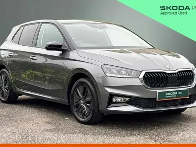 Used Skoda Fabia Design Edition 113 HP (83 kW) 2025 Graphite grey metallic black magic pearl effect Hatchback