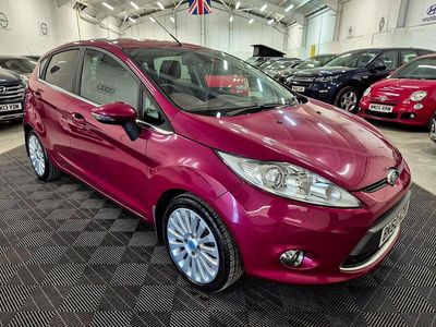 Used Ford Fiesta Titanium 2010 Red Hatchback