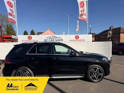 Käytetty Mercedes GLE350 AMG Line Premium 258 HP (189 kW) 2018 Musta Farmari