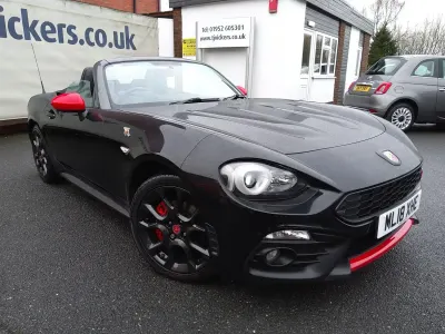 Used Abarth 124 Spider 170 HP (125 kW) 2018 Black Cabriolet
