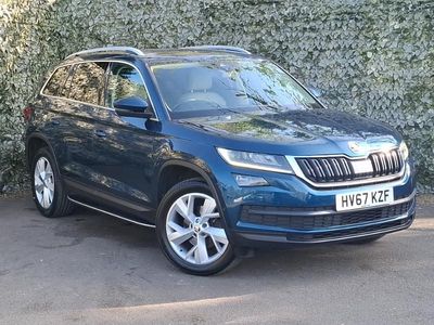 Begagnad Skoda Kodiaq 150 HK (110 kW) 2018 Blå SUV