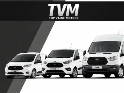 Used Ford Transit Custom 105 HP (77 kW) 2020 White Van