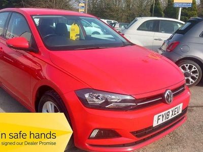 Used VW Polo SE 65 HP (47 kW) 2018 Red Hatchback