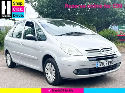 Used Citroën Xsara Picasso 110 HP (80 kW) 2005 Silver MPV