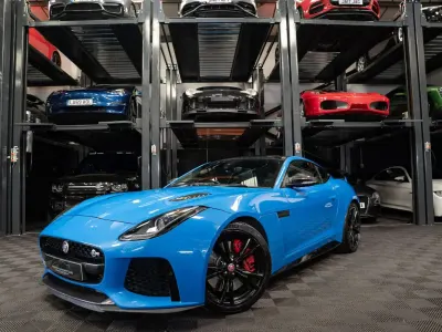 Used Jaguar F-Type SVR 2016 Blue Coupe