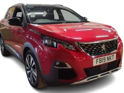 Used Peugeot 3008 GT-line 130 HP (95 kW) 2019 Red SUV