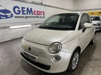 Gebraucht Fiat 500 Sport 2008 Weiß Kleinwagen